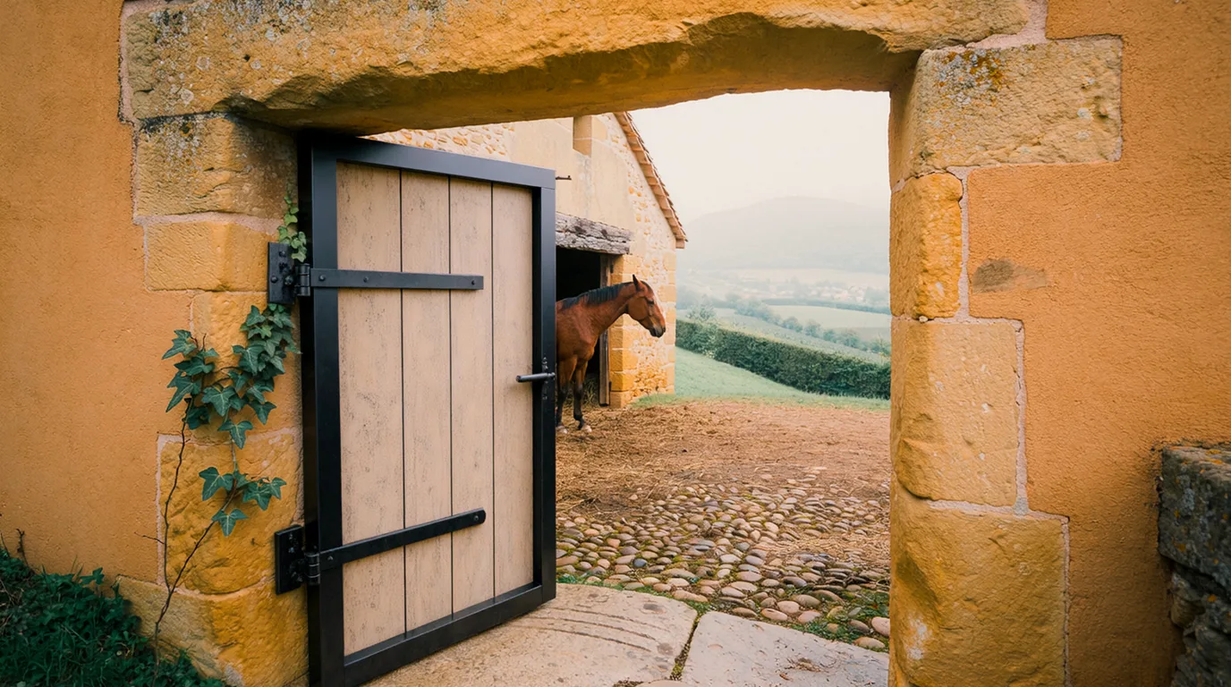 Entrée, HBCM Jumping, centre équestre à Grilly